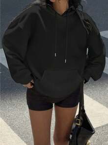 Women Sweatshirts & Hoodies - 黑色 - 查看 2