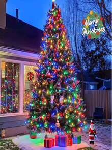 GYJAETM 1 String Outdoor Solar String Lights - 20/50/100 LED Bulbs, 8 Lighting Modes, IP65 Waterproof, Suitable For Yard, Fence, Balcony, Party, Christmas Tree, Wedding And Garden Decoration - Solar String Lights - View 2