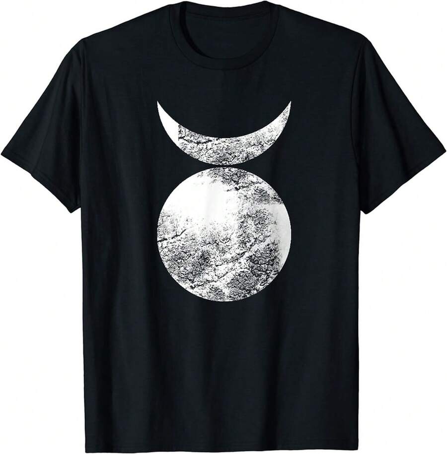 NEW LIMITED Horned God Pagan Wiccan Witchcraft Symbol Tee T-Shirt S-5XL - 黑色 - 查看 1