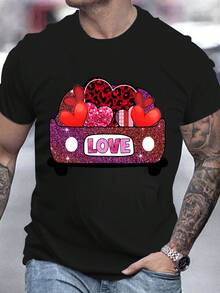 Men T-Shirts - 黑色 - 查看 6