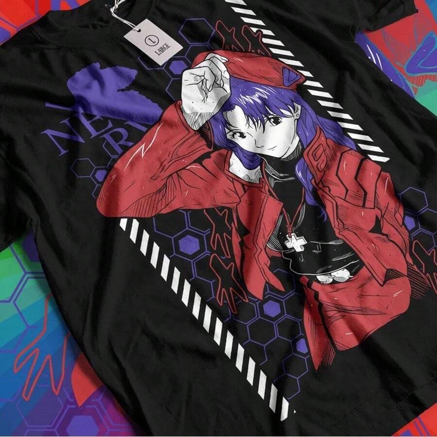 Unit-01 Unisex T Shirt,Summer Leisure T Shirt,Male And Female Patterns T Shirt,Best Choice For Gifts - 黑色 - 查看 1