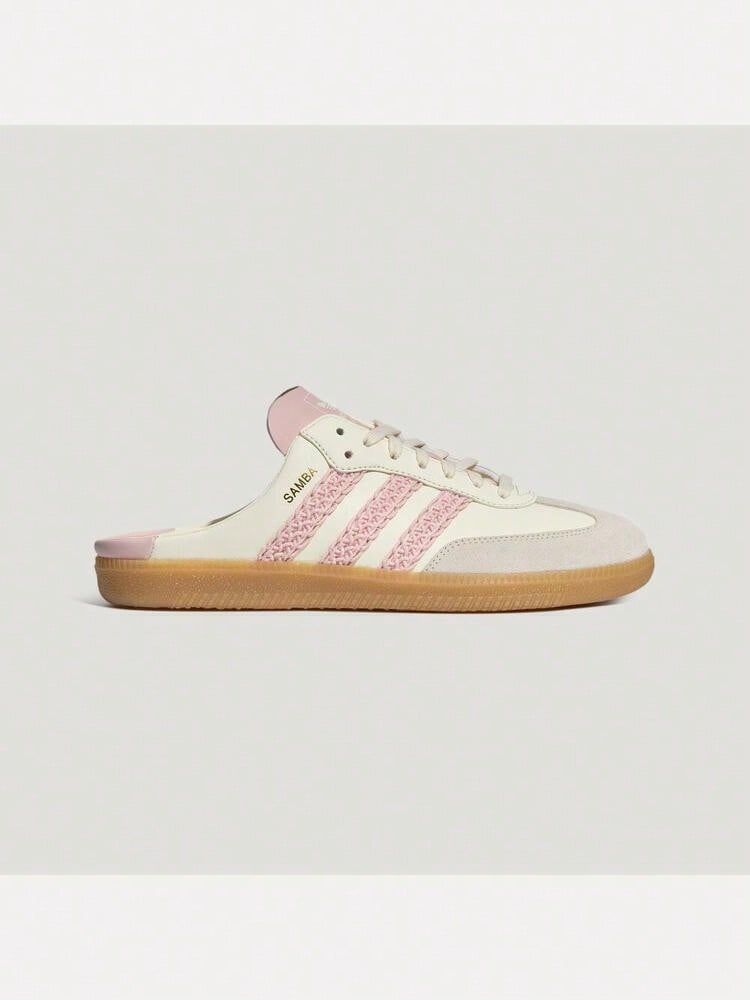 Adidas Originals Unisex SAMBA OG MULE W Sports Casual Mule Shoes HP5052 - Coral Pink - View 1