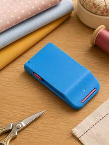 Magnetic Sewing Ruler With Scale And Seam Ripper, 3rd Generation Multi-Function Sewing Tool Set, Flat Magnetic Edge Guide Ruler With Ribbed Fixing Function, Suitable For Straight Stitching, Includes 5 Sewing Threaders (Random Color), Suitable For Quilting - Multicolor - View 2