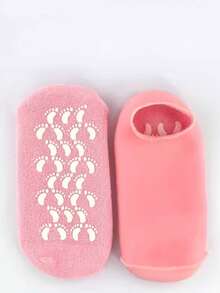 Moisturizing Socks, Gel SPA Moisturizing Therapy Socks, Soften And Repair Dry Cracked Hand And Foot Skin Care, Effectively Repair Dry Cracked Hand And Foot Skin - Pink - View 4