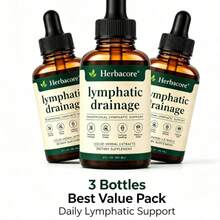High Demand!High Demand!3pcs Lymphatic Drainage Drops,Lymphori<Wbr/>A, For Detox Bloat Relief &Amp; Immune Support.Women Daily Nutrient SupportHigh Demand! - 75ml - View 1