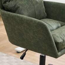 Office Chair Green Made Of Pu For Home - 綠色 - 查看 5