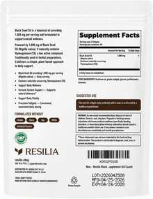 High Demand!Resilia Black Seed Softgels, 1000 Mg Per Serving - Premium Black Seed Oil Supplement - Digestive And Immune Support Formula - Easy-To-Swallow Softgels, 120 Count (2 Boxes).Women Daily Nutrient Support - 50ml - View 3