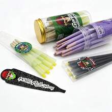 大尺寸圓錐捲紙套裝，King Size 大容量（50張/罐），附便攜盒裝捲紙（8張/盒）與紙填充物，方便填充、易於攜帶，均勻慢燃，吸菸愛好者的完美伴侶，節日禮物、聖誕禮物 - 彩色 - 查看 7