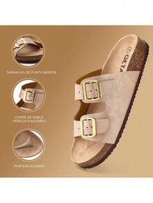 GETAC Women Flat Sandals - Pink - View 6