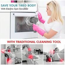 Rechargeable Electric Cordless Cleaning Brush Spin Scrubber Turbo Scrub Cleaner - Handheld Scrubber - View 4