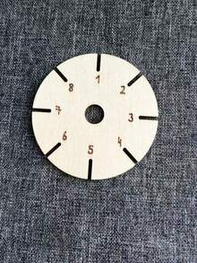 天然圓形編織托盤，便攜式手工珠寶編織板，DIY繩編手鍊製作工具，適合初學者 - 多色 - 查看 13