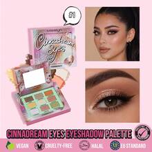 MISSLYN 1pc CINNADREAM Eyeshadow Palette, Matte & Shimmer, Riasan Halloween Ringan dan Tahan Lama, Cocok Sebagai Hadiah Sekolah - #01 - View 13
