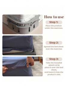 4pcs Bed Sheet Fastener Set, Corner Clips, Anti-Slip Clamps, Mattress Straps, Suitable For Most Bed Sheet Sizes, Anti-Slip Bed Sheet Set To Securely Fix Bed Sheets - Multicolor - View 5