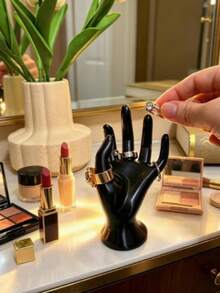 1pc Creative Exquisite Mannequin Hand Jewelry Display Stand, Multiple Styles Available, Hand Model Prop Creative OK Gesture Ring Holder Bracelet Display Rack Fake Hand Jewelry Photography Prop, Perfect For Vanity, Bedroom Desk, Store Counter, Used For Rings, Bracelets, Watches Storage And Decorative Display - 1PC - View 8