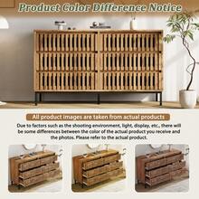 Sideboard Natural Made Of Wood For Living Room And Dining Room - Natural - View 7