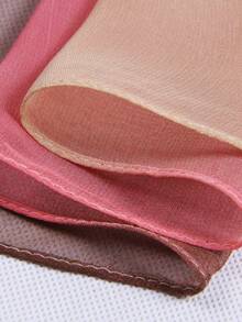 1pc Chiffon Gradient Scarf Shawl, Lightweight Thin Long Rectangular Wrap For Women, Spring Autumn Summer, Versatile For Square Dancing - Camel Pink Coffee - View 4
