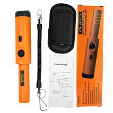 Detektor Logam Genggam TC-101 untuk Pencarian Harta Karun, Tahan Air, Dilengkapi Tongkat Penentu Posisi dan Lampu LED pada Gelang. - MultiWarna - View 11