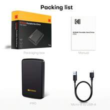 Disco Duro SSD Externo KODAK X200 HD 1TB USB 3.1 Mini Portátil SSD 256B 512GB Para Portátiles Smartphone Computadora PC TV Tableta Regalo Para Niños/Cumpleaños/Día del Niño/Novio/Novia - Ver 6