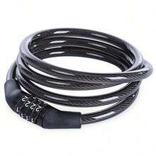 1pc 4-Digit Combination Bicycle Lock, Keyless Portable Combination Lock, Thickened Ring Bicycle Lock, Multi-Function Outdoor Cycling Accessory - Multicolor - View 6
