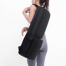 Yoga Mat Backpack For Women, Large Capacity Yoga Bag Fits 26" Mat With Adjustable Padded Straps, Multi-Pocket Fitness Backpack For Towel, Water Bottle, Yoga Blocks, Gym Workout, Travel And Studio - Multicolor - View 12