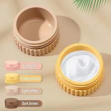 1PC Silicone Travel Container With Lid, Portable Silicone Cream Jar, Travel Powder Box, Travel Toiletry Container, Leak-Proof Refillable Bottle For Body Lotion, Hand Cream, Jewelry Storage Box - Multicolor - View 3