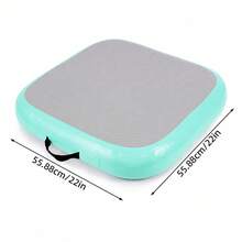 Inflatable Gymnastics Air Mat Tumbling Track With Pump For Yoga Cheerleading Home Training - Maca Green - View 3