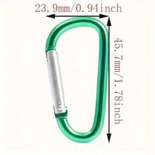 Carabiner Backpack Water Bottle Quick Clip Multi-Function D-Shaped Spring Hook Outdoor Climbing Hook - One Size - View 3