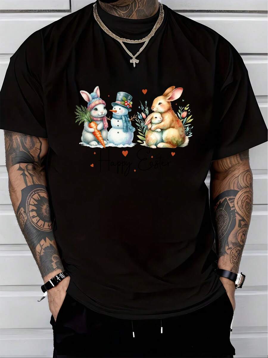 Camisetas de hombre - Negro - Ver 1