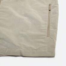 Adidas Spring/Summer Short Sleeve Sports Jacket, Collared Basketball Sports Short Sleeve Outerwear Top JC7837 - Light Grey - View 6
