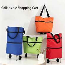 Portable Shopping Carts - Blue - View 4