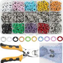 11mm Metal Button Set With Tool Plier For Easy Application On Multiple Fabrics Corrosion Resistant Snaps Button - A - View 1