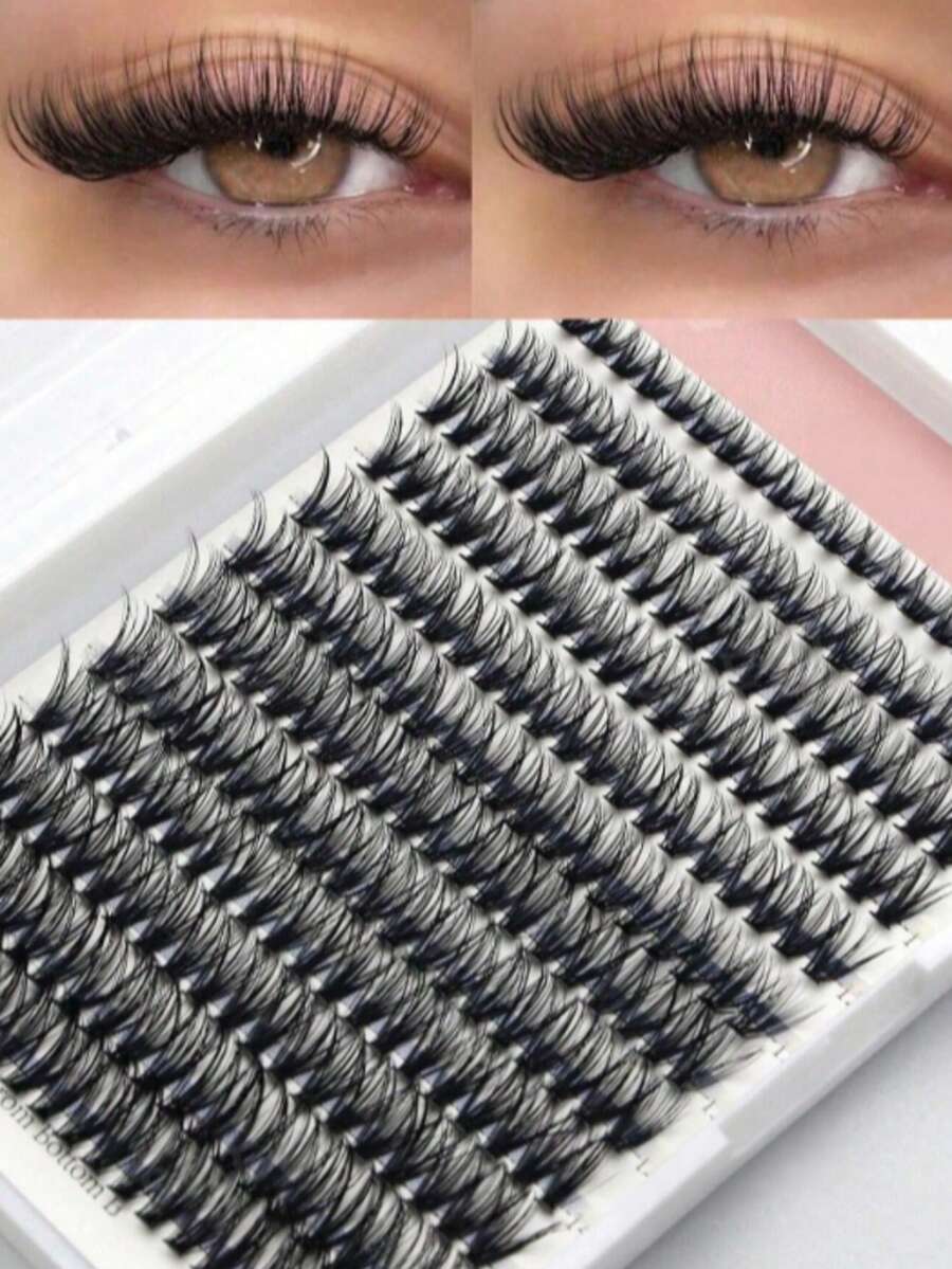 رموش اصطناعية D Curl Vacation بطول 9 مم-16 مم مختلطة طبيعية، رموش فردية كثيفة صف واحد، رموش اصطناعية DIY عنقودية، تمديد رموش فردية، عناقيد رموش، رموش فردية، رموش اصطناعية - مشاهدة 1