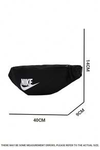 Nike 男包女包腰包 NK HERITAGE WAISTPACK - FA21 運動包戶外出行斜挎包腰包休閒胸包單肩包 DB0490-010 - 黑色 - 查看 3