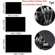 1件骷髏圖案2D印刷平面爐灶墊，橡膠防滑耐熱爐灶蓋墊，適用於電磁爐、玻璃爐灶，多功能防刮墊，烤箱、洗衣機、烘乾機、廚房裝飾的最佳選擇 - 彩色 - 查看 5