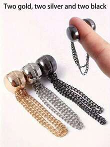 1pc/3pcs Adjustable Magnetic Pants Clips And Cuff Clips - Durable Alloy, Removable Hem Clips Suitable For Pants And T-Shirts, Magnetic Pants Hem Clips Can Shorten Pants Length Without Sewing, Strong Magnetic Clip For Outdoor Activities, Vacation, Travel, Outfit Accessories, And Gifting - Multicolor - View 11