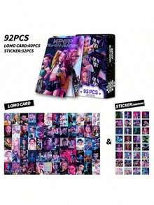 92pcs Hasbro-Witch Hunt Double-Sided LOMO Cards Boxed Collection Cards Photo Cards Greeting Cards Bookmarks - Multicolor - View 1