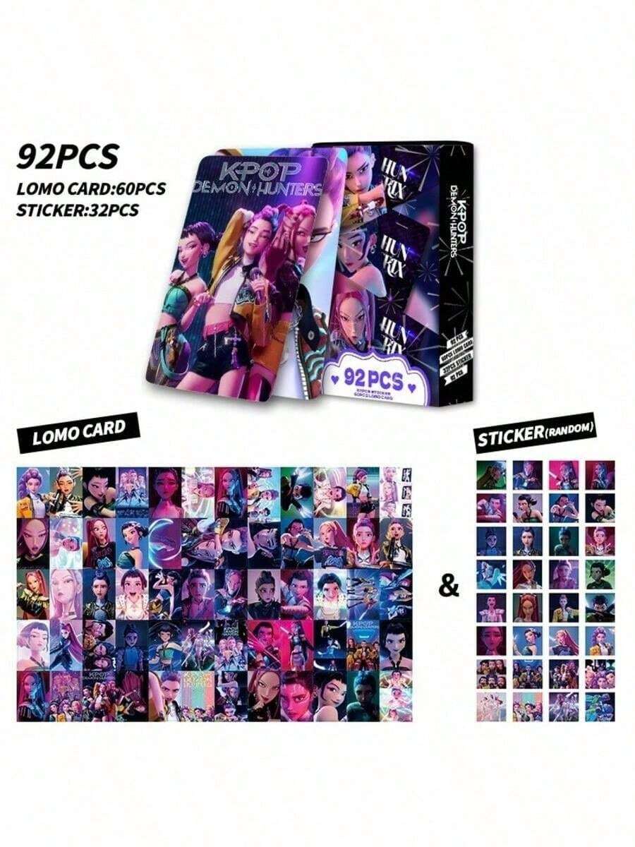 92pcs Hasbro-Witch Hunt Double-Sided LOMO Cards Boxed Collection Cards Photo Cards Greeting Cards Bookmarks - Multicolor - View 1