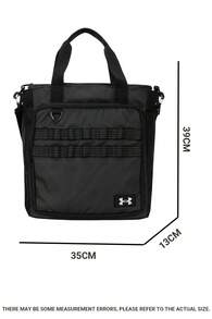 Under Armour Sports Duffel Bag, Large Capacity Shoulder Bag For Outdoor Workout, Unisex Design - Black - View 3