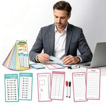 1 Set Math Multiplication Learning Flash Cards Multiplication Table Arithmetic Addition Subtraction Multiplication Division Practice Teaching Tool, Develop Hands-On Ability, Thinking Ability, Reasoning Ability, Hands-On Ability, Enhance Parent-Child Relationship, Birthday Gift, Holiday Gift, For Classmates, Teachers, Friends. - Multicolor - View 6