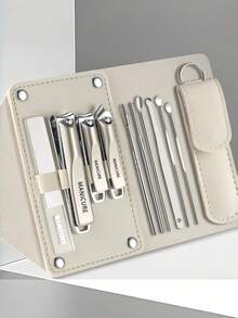 10/5/4pcs High Carbon Steel Precision Manicure & Pedicure Tool Set, Includes Nail Clipper, Nail File, Ear Pick And Storage Box, Suitable For Nail Salon, Beauty Parlor And Daily Home Care - Multicolor - View 21
