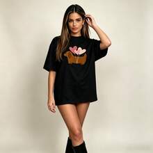 Women Senior T-Shirts & Tops - Black - View 4