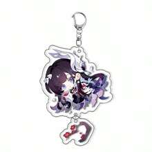 ‌Honkai Star Rail‌ Official Authentic Game Character Acrylic Keychain Pendant, Double-Layer High-Quality Acrylic, Cute Pattern Design, Suitable For Fans As Decoration Or Gift, Kafka, March 7th, Dan Heng - Multicolor - View 31
