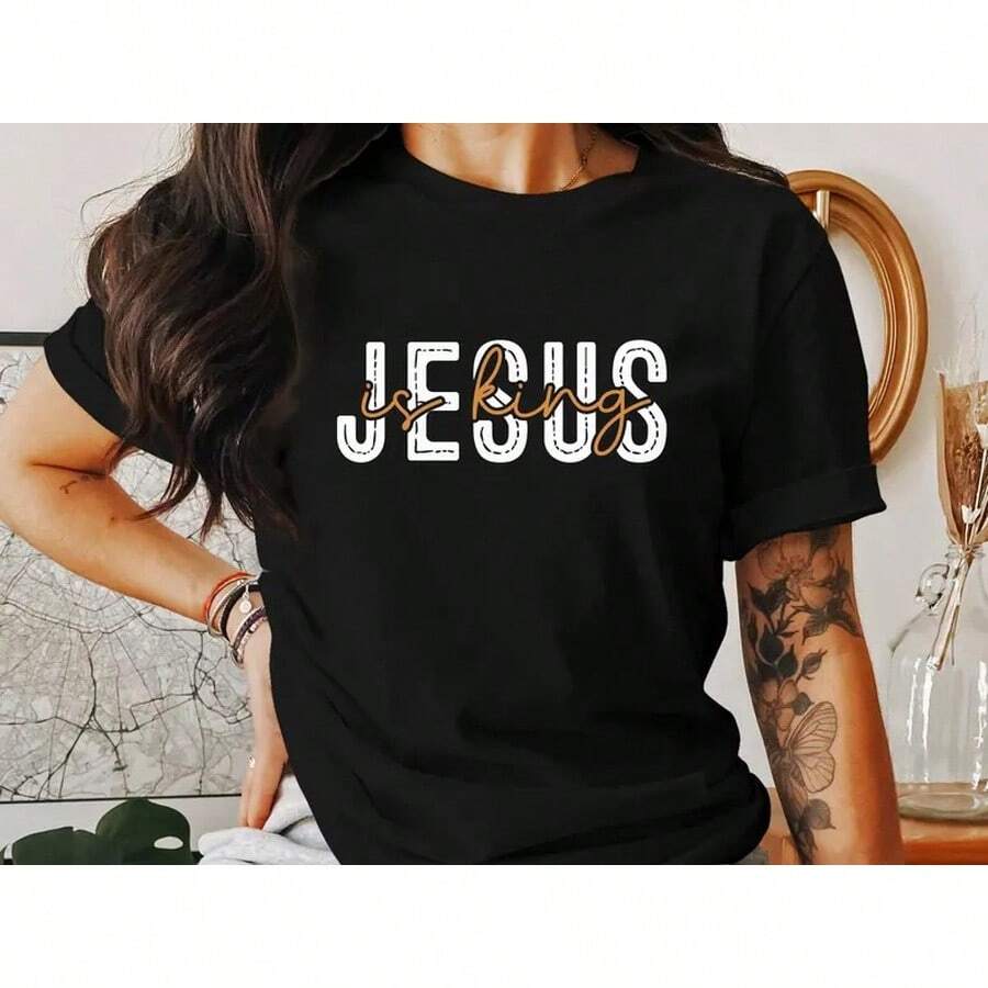 Women Sports Tees & Tanks - 黑色 - 查看 1