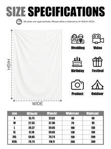 1件客製化復古照片生日背景布－客製化復古照片肖像歡迎牌 里程碑年份生日派對橫幅 懷舊掛毯裝飾 - 彩色 - 查看 4
