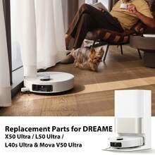 طقم ملحقات مكنسة X50 Ultra Complete/L50 Ultra/L50 Pro Ultra/X50 Master/L40s Pro Ultra، متوافق مع Mova V50 Ultra Complete، يتضمن فرشاة دوارة وفلتر HEPA - 20 قطعة - مشاهدة 3