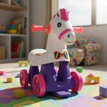 Baby Rocking Horses & Animals - Pink - View 6
