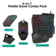 Mobile Phone Controller Gaming Keyboard Mouse Converter Mobile Controller Gamepad BT5.0 Wireless Adapter - View 7