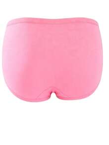 enshengjia 4Pcs Plus Size High Waist Solid Color Mature Charm - Elegant Knit Fabric Women's Triangle Panties All Season High Elasticity Comfortable - Multicolor - View 8