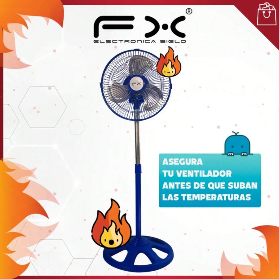 Pedestal Fans - US A Type Plug(110-127V) - View 1