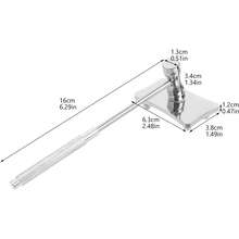 Palu Perhiasan Mini Logam Kepala Ganda dengan Bantalan Ukir Perhiasan, Pegangan Anti Selip, Ringan dan Portabel, Pembuatan dan Perbaikan Perhiasan, Pemrosesan Cincin, Alat Tangan DIY - A - View 2